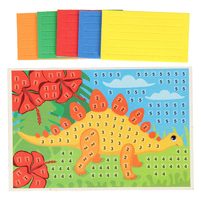 Machen Sie einen Mosaik-Dinosaurier