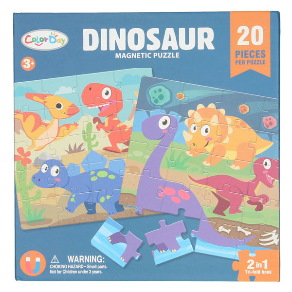 Magnetisches Dinosaurier-Rätselbuch