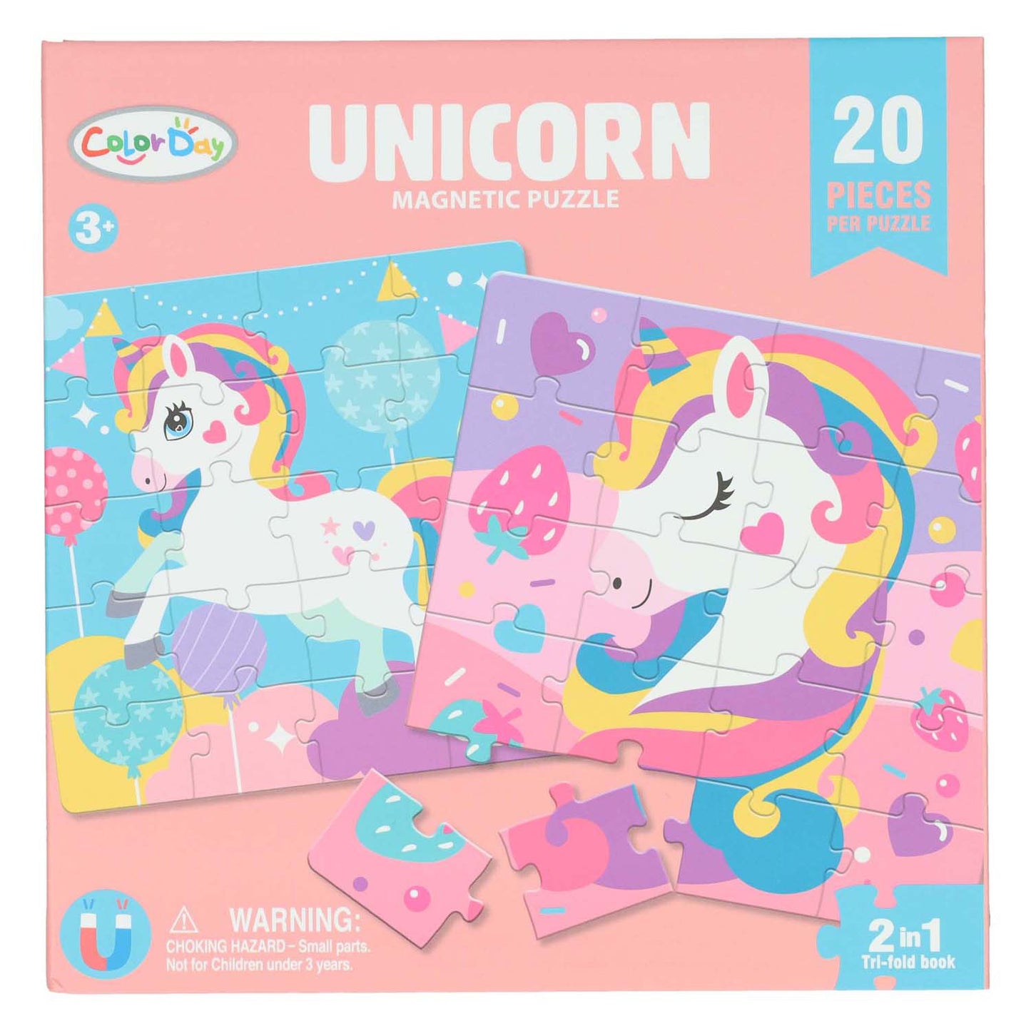 Magnetisches Einhorn-Rätselbuch