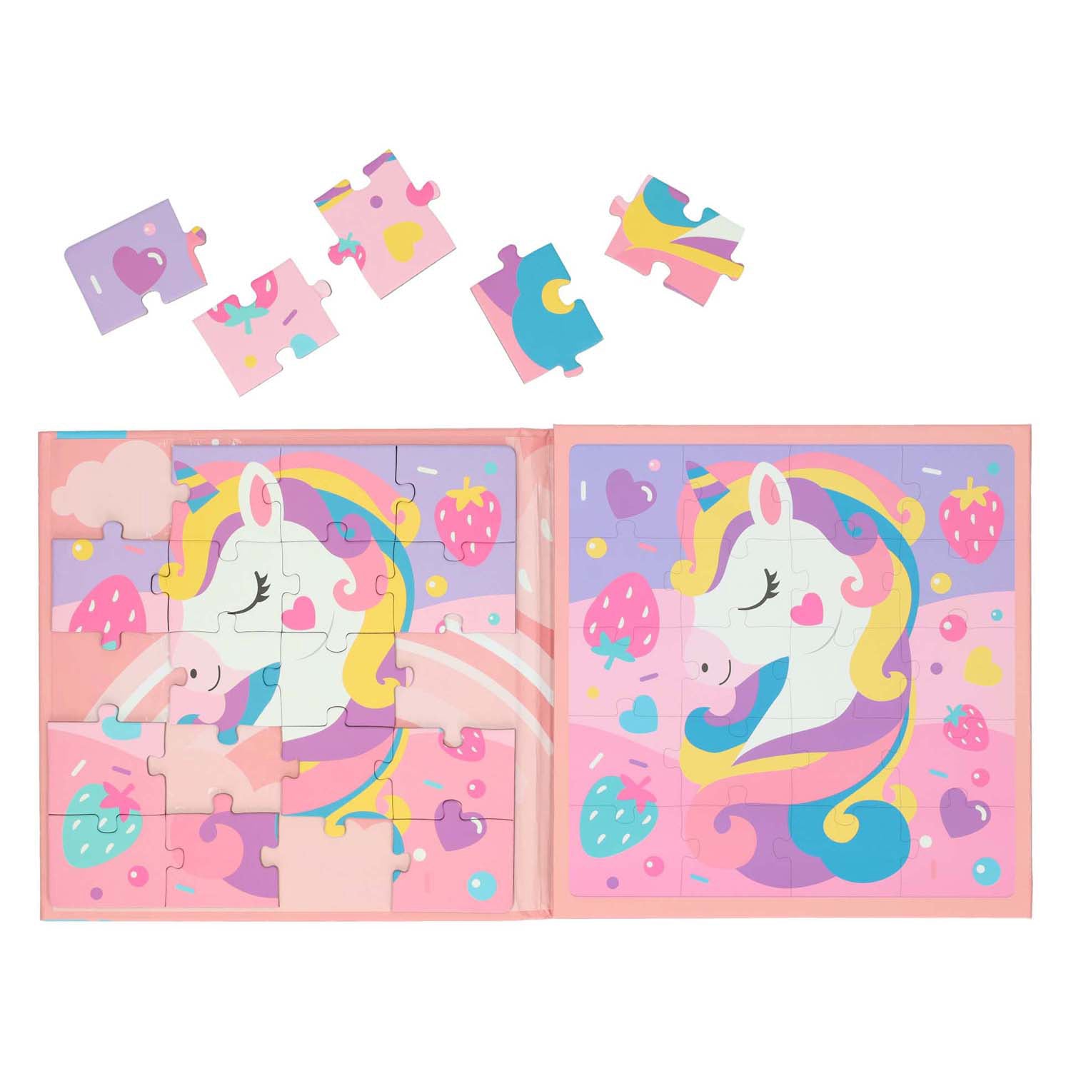 Magnetisches Einhorn-Rätselbuch