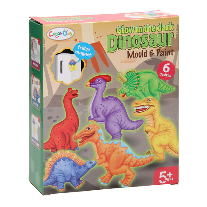 Casting-Gemälde, die im Dunkeln leuchten, Dinosaurier