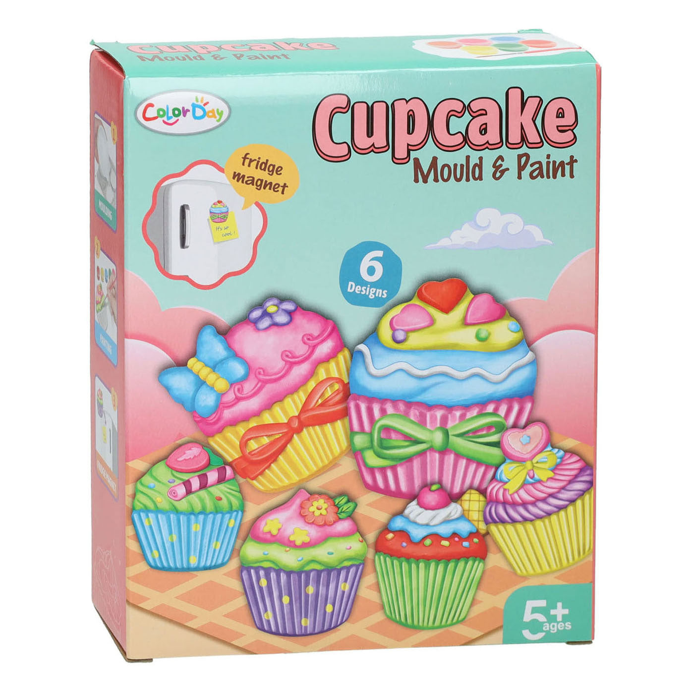 Eingießen von Cupcakes