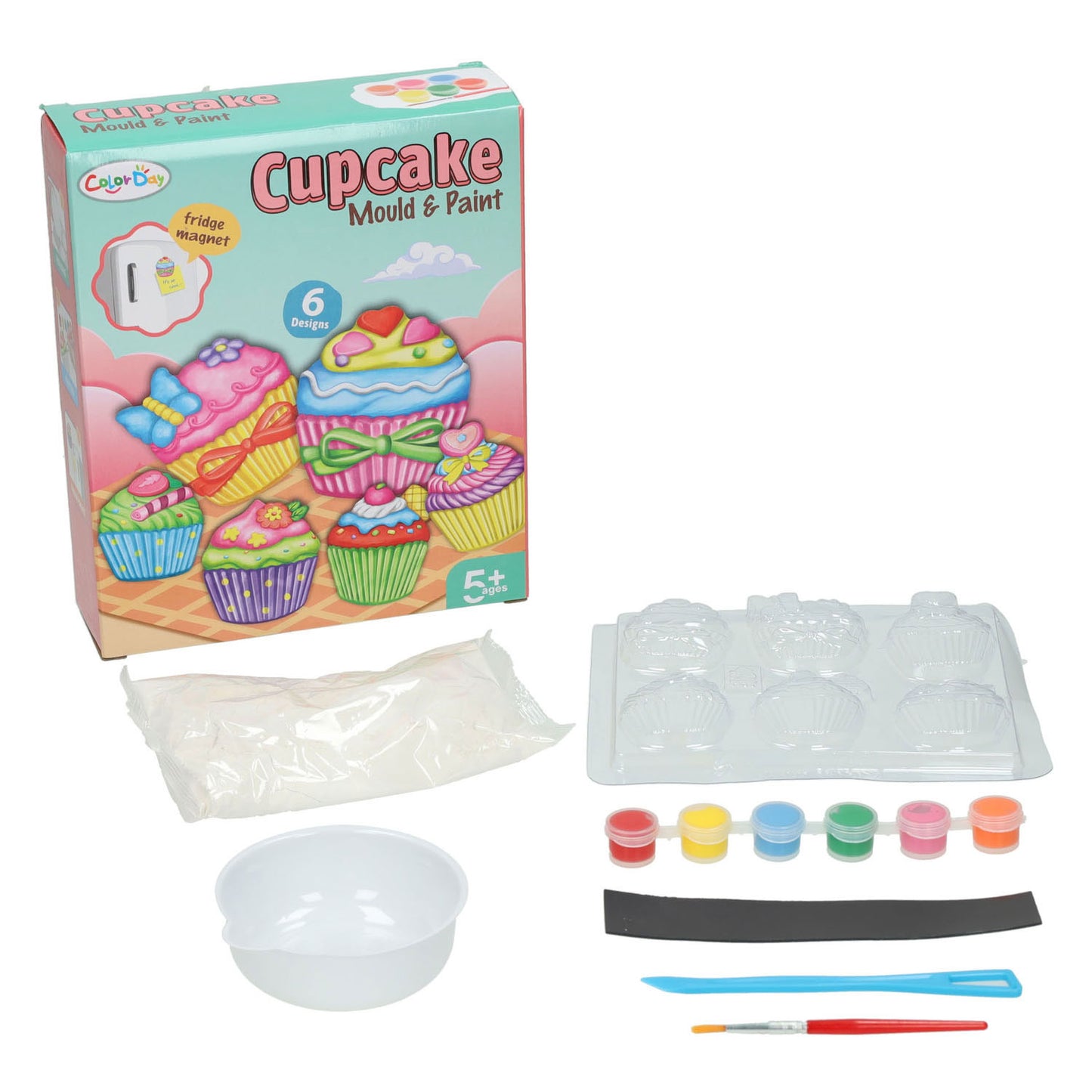 Eingießen von Cupcakes