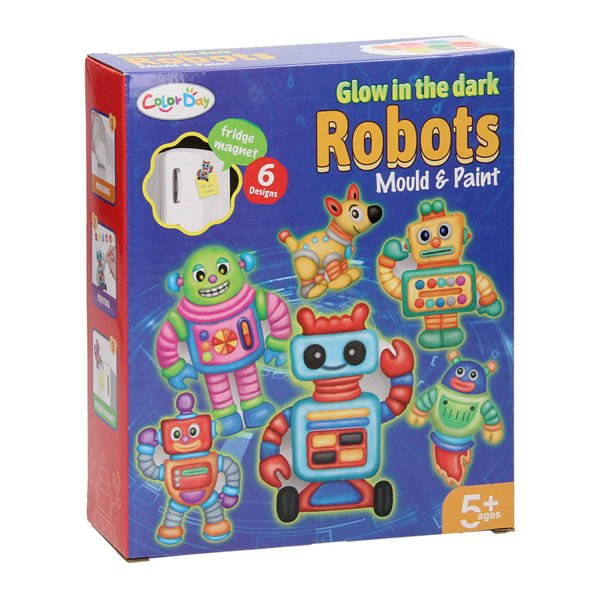 Gießen von im Dunkeln leuchtenden Robotern