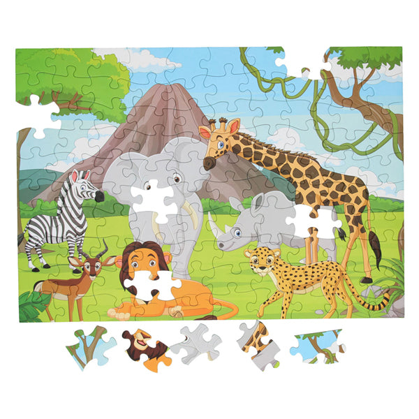 Bodenpuzzle Wildtiere, 100..