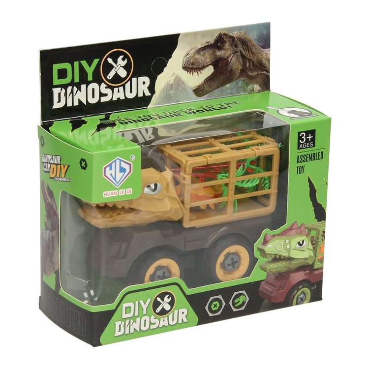 Bauen Sie Auto Dino mit Käfig