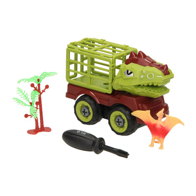 Bauen Sie Auto Dino mit Käfig