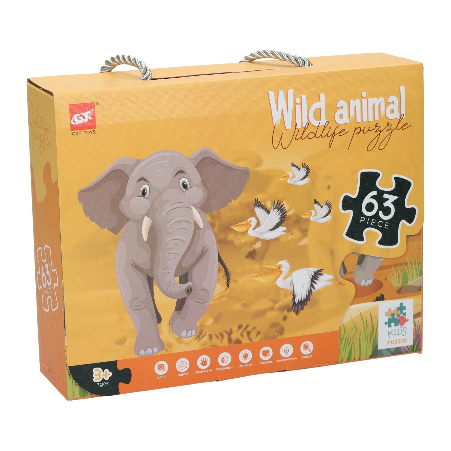 Floor -Puzzle Savanne, 63.