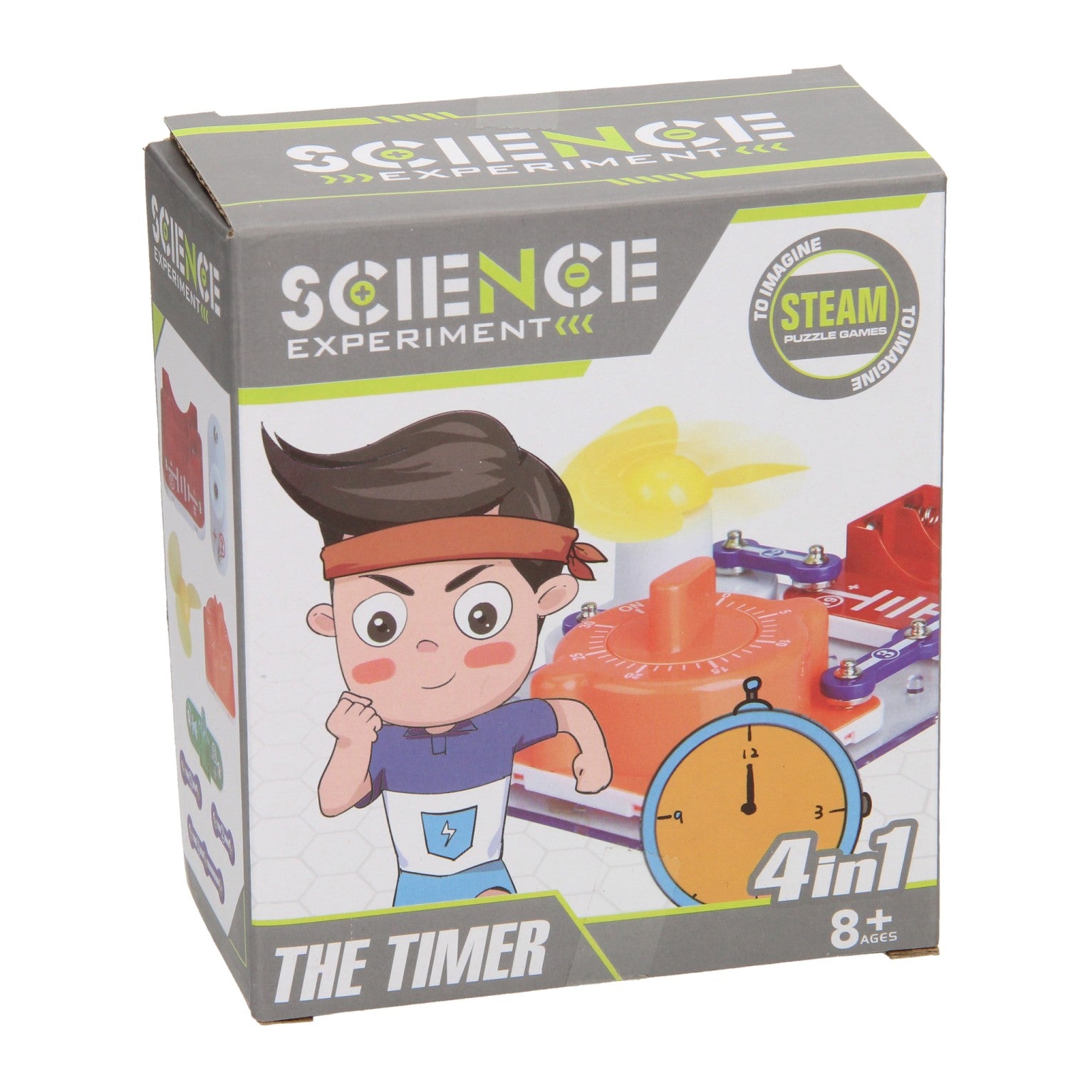 Wissenschaftsexperiment de Timer und Zaklamp 2in1