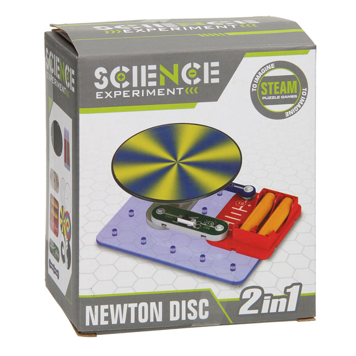 Wissenschaftliches Experiment Newton-Scheibe 2in1