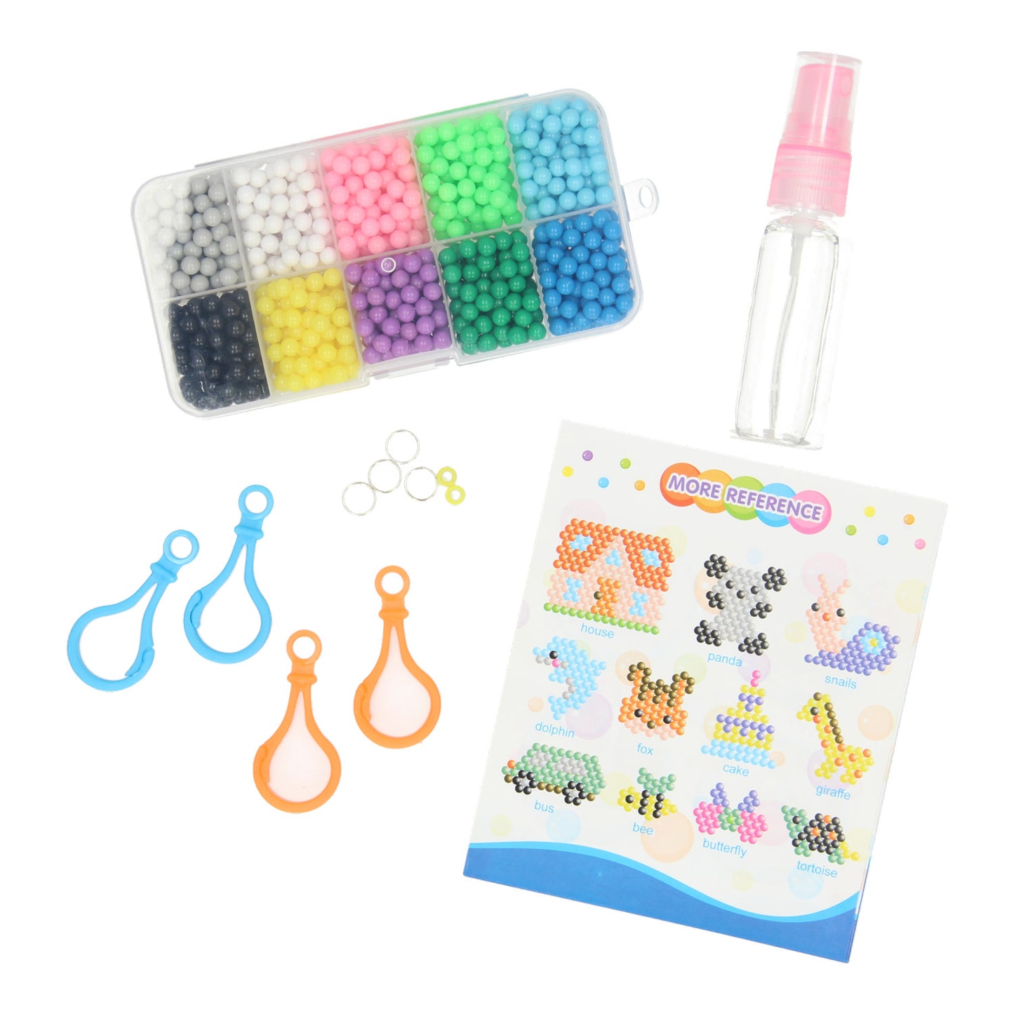 Magische Perlen Unterwasserwelt Pixel-Art-Set