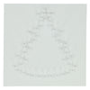 String Art Weihnachtsbaum mit LED -Lichtern
