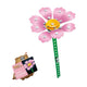Metallbausatz rosa Blume