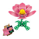 Metallbausatz rosa Mohnblume