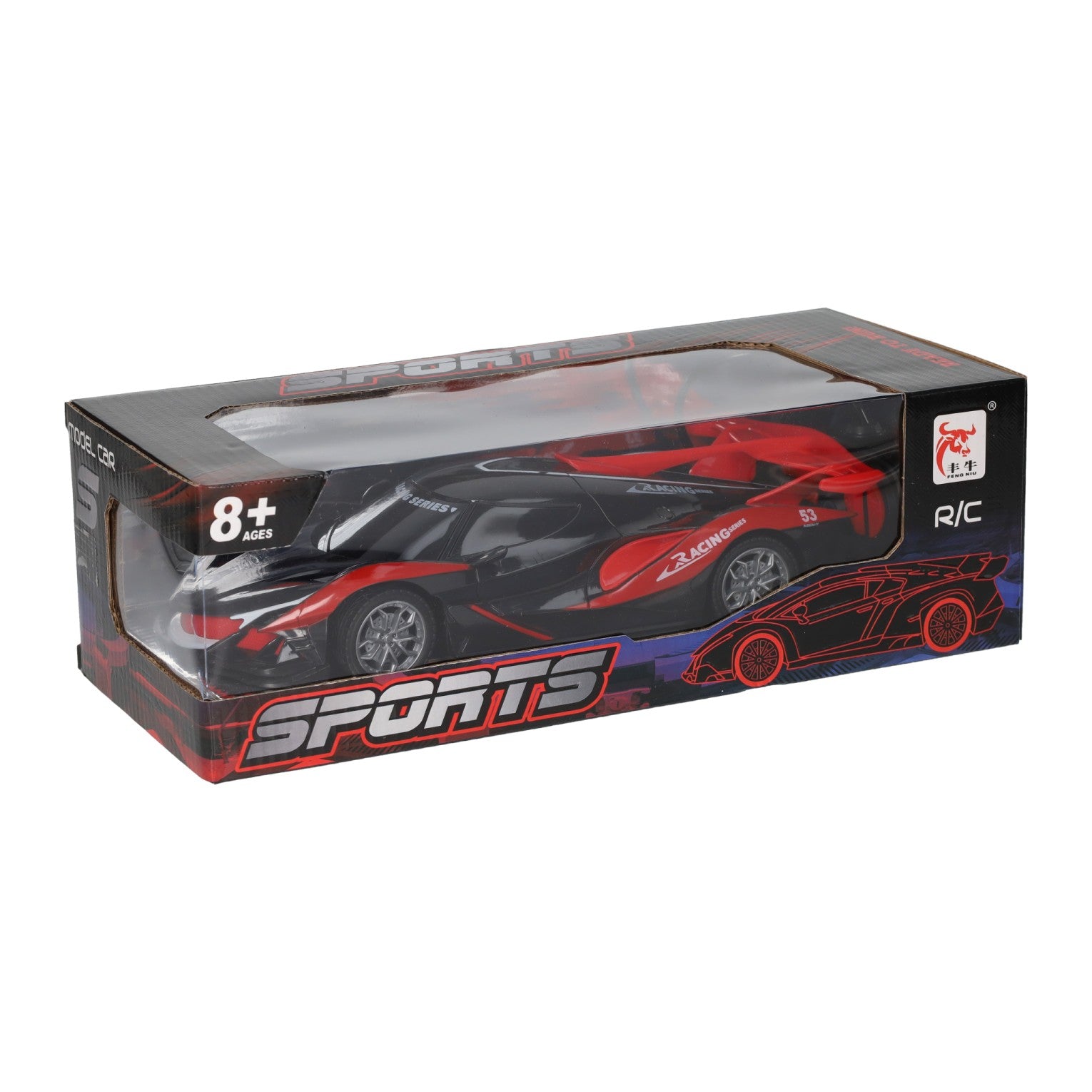 RC roter Rennwagen