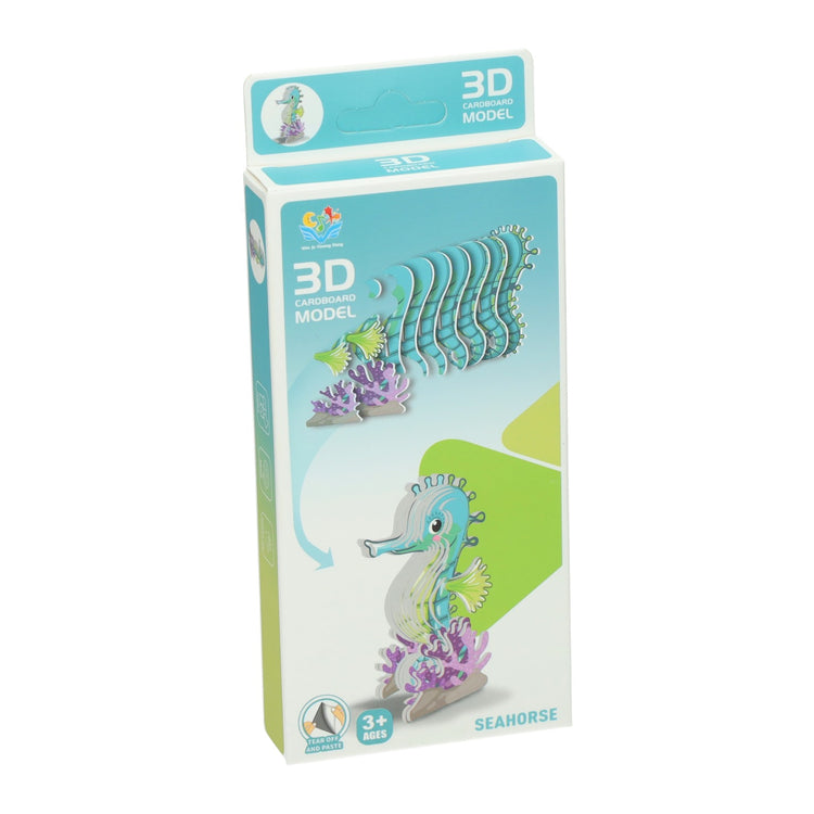Diy 3D-Modellpuzzle - Seepferdchen