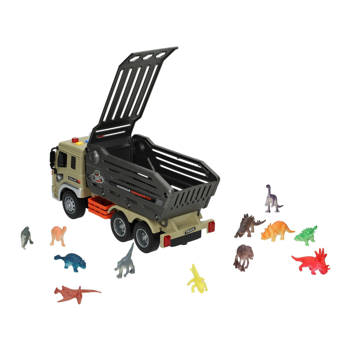 Rettungswagen mit Dinosauriern