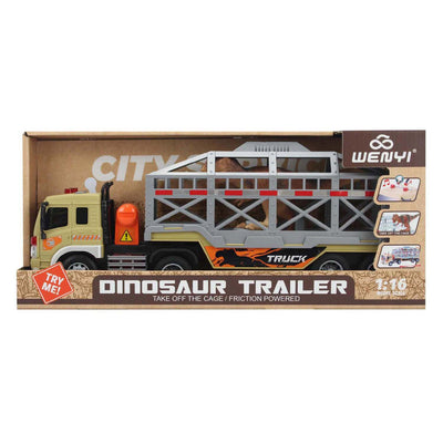 LKW mit Dinosaurier 1:16 – mit Licht und Sound