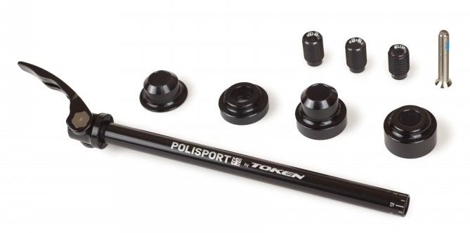 Polisport -Steatachse für Anhänger 12mm schwarz