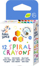 Haku Yoka Spiralstifte – 12 Stück – enthält 10 % Bienenwachs – 3 Jahre