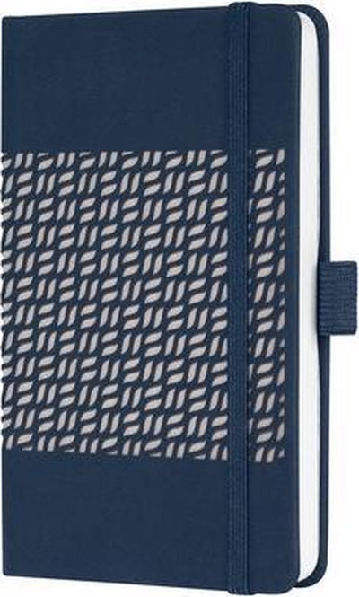 Sigel Notizbuch Jolie – Impress – A6 – Hardcover – 174 Seiten – liniert – 80-Gramm-Papier – Mitternachtsblau – Si-JN204