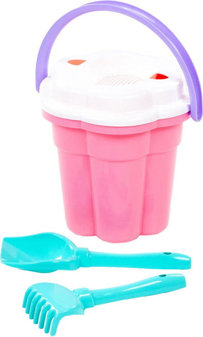 Cavallino Toys Cavallino XL Classic Bucket Set Pink, 4dlg.