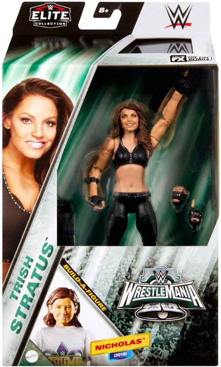 Mattel WWE Elite Wrestlemania Trish Stratus Actionfigur Spielzeug.