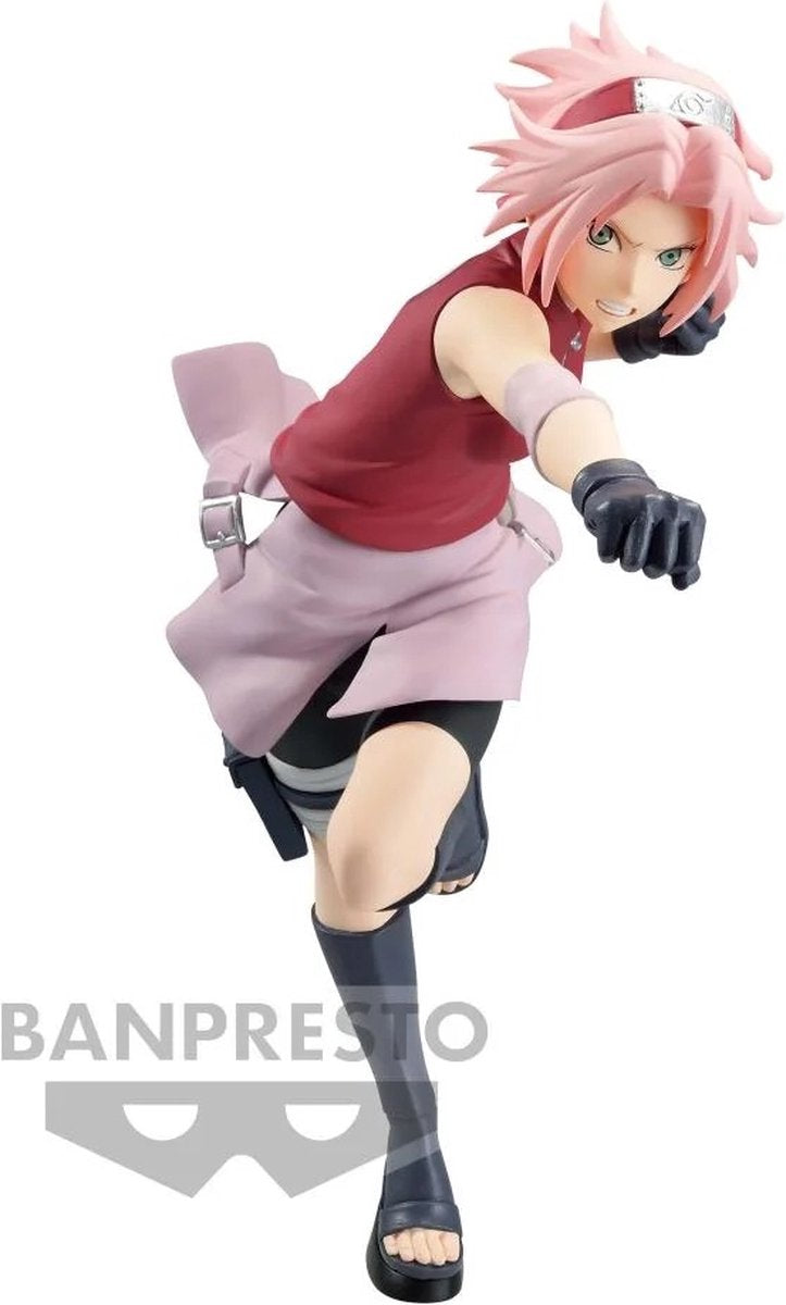 Banpresto Co., Ltd. Naruto Shippuden – Vibration Stars A: Haruno Sakura Figur 16 cm
