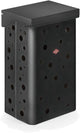 Wesco Wäschekorb Duo 1 mit Einsatz | 64 Liter | Duo-Wäschebox (2x32 Liter) | Metall - Graphit matt | Wäschekorb