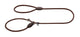 Hunter Retriever Leine mit Stopper freestyle braun