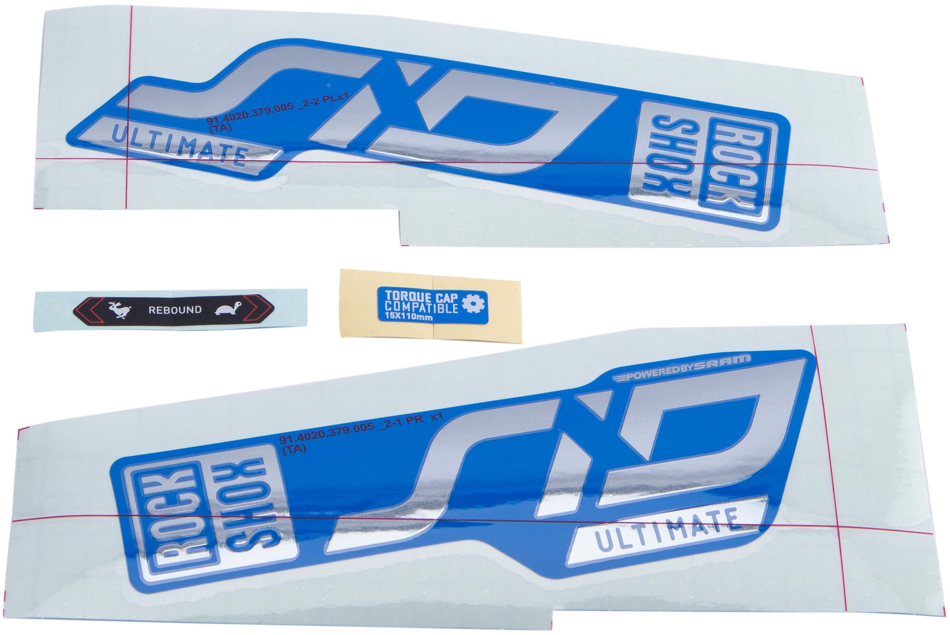 Rockshox Decal Set Rs Sid Ult. 110-120 mm F.Blue