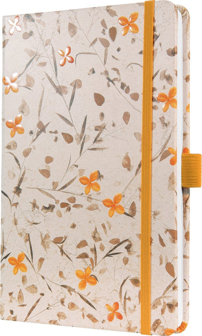 Sigel Notizbuch – Jolie – A5 – Hardcover – 174 Seiten – 80 Gramm – Linie – Bloom Yellow – Si-JN341