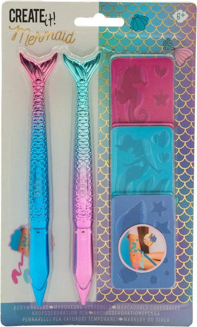 Canenco Mermaid Bodymarkers mit 3 Vorlagen