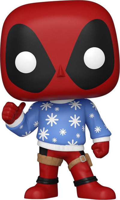Marvel Funko Deadpool – Weihnachtspop! Deadpool 9 cm Sammelfigur – mehrfarbig