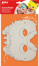 Apli Kindermaskentiere zum Ausmalen