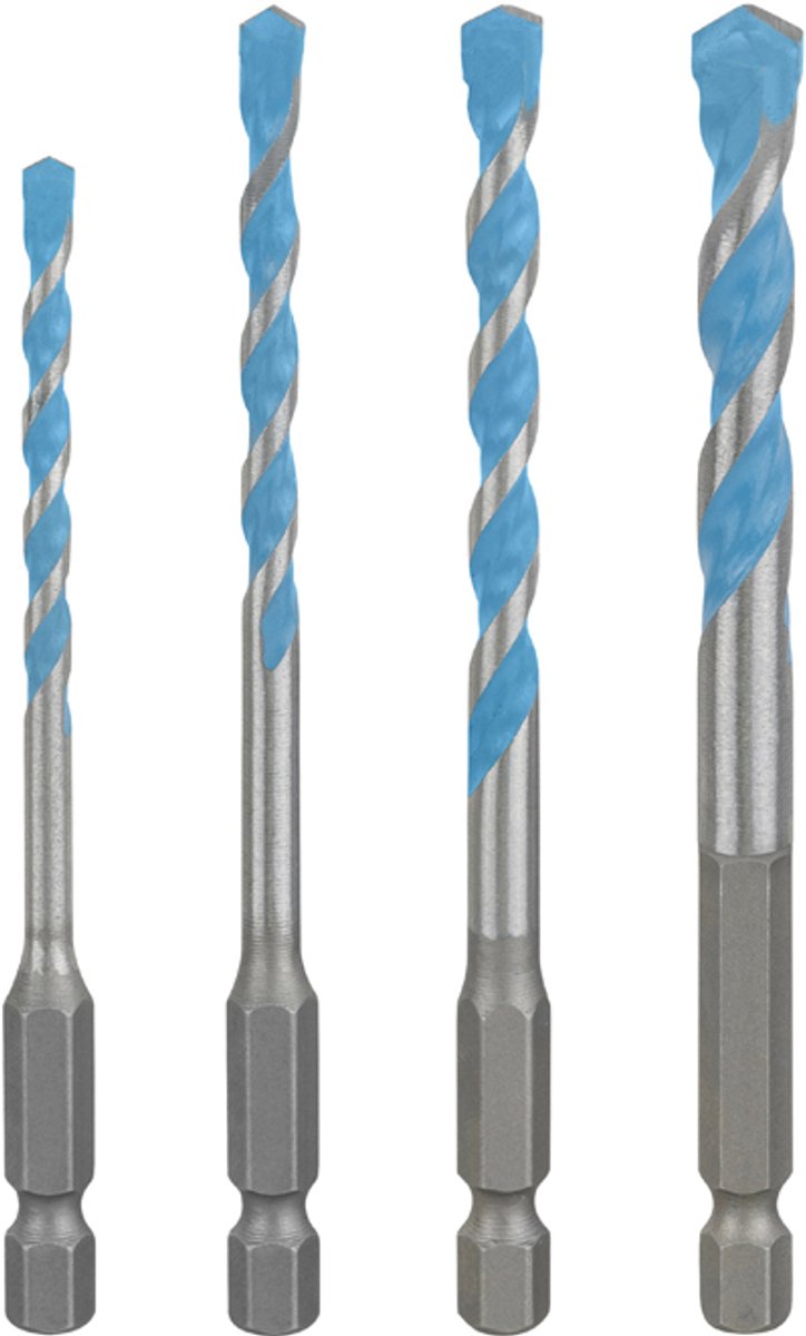 Bosch Zubehör Experten-Bohrer-Set Sechskant-9 | Multikonstruktion | 4-teilig | 4 5 6 8 - 2608902289