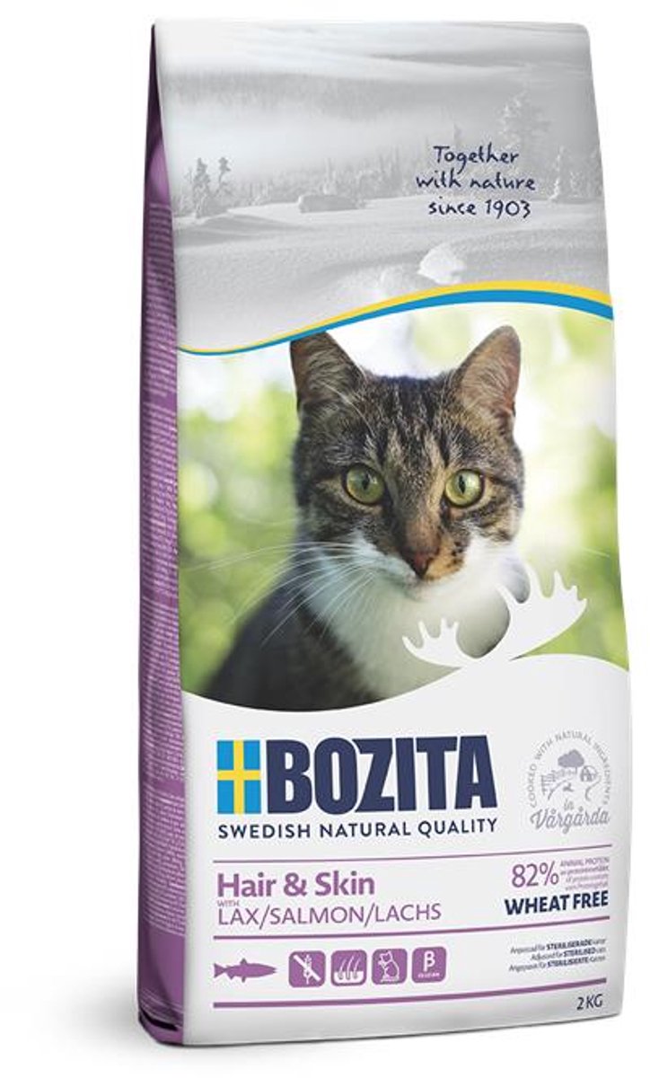 Bozita Haarhaut weizenfrei – 2 kg – Lachs