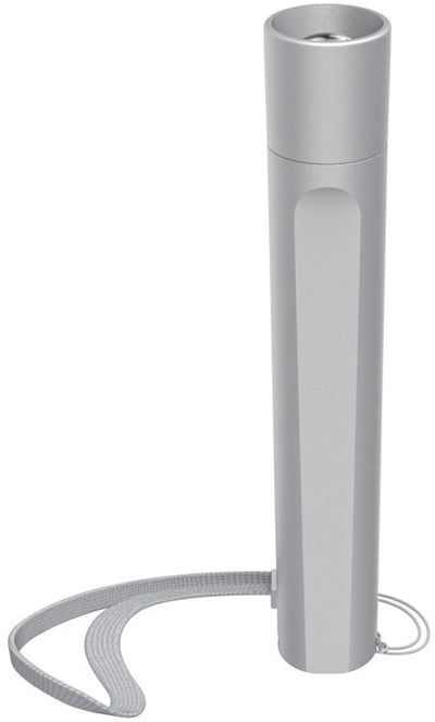 Hama Taschenlampe - fl120 - 120lm - inkl. 2x AA-Batterien - Aluminium - 3 Positionen - Silber