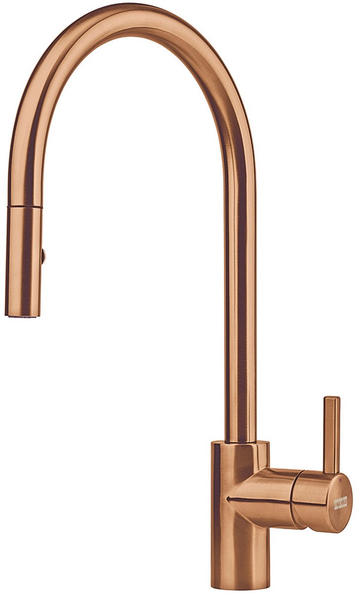 Franke eos neo - Küchenarmatur FC 0045.505 mit ausziehbarer Brause, Kupfer 115.0628.254