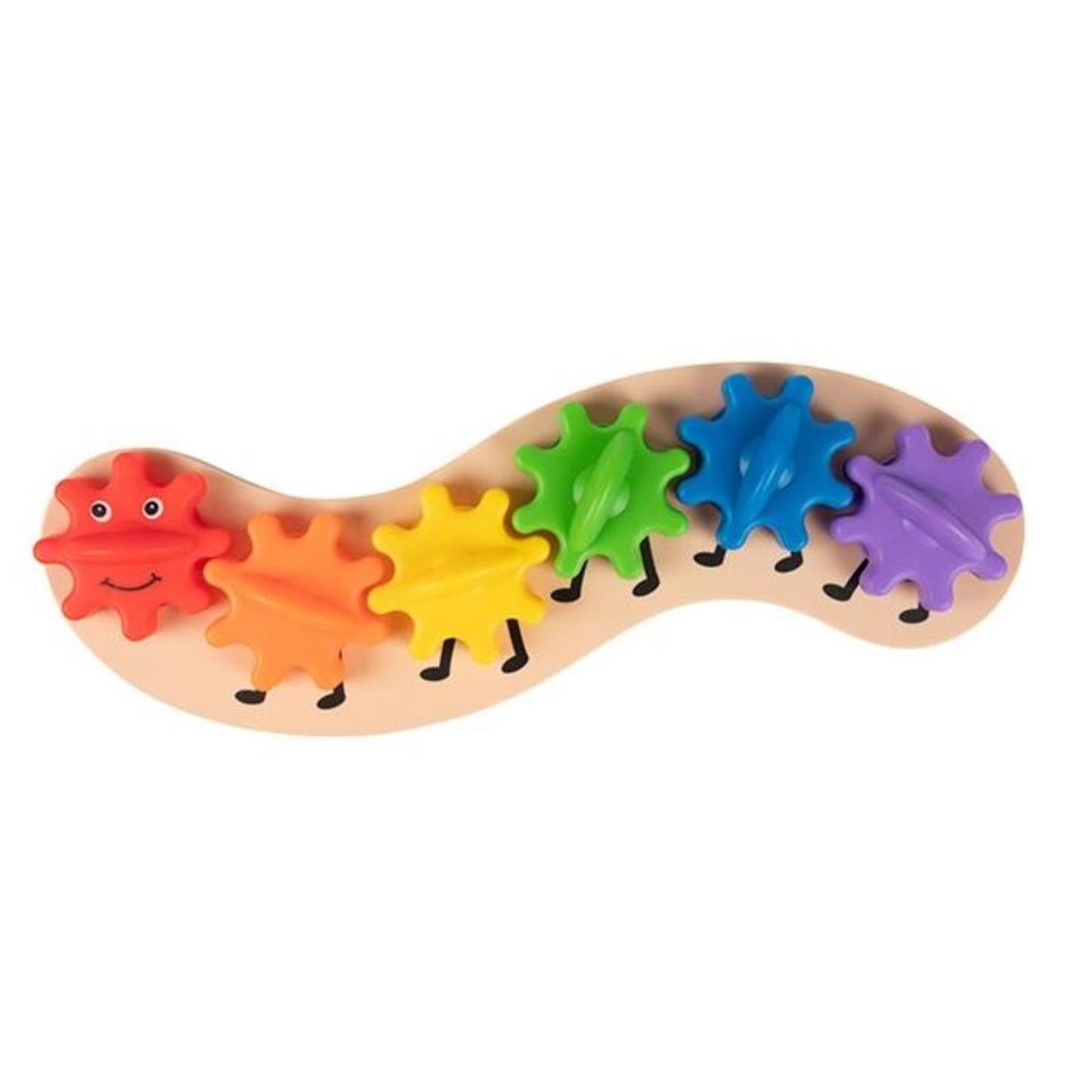 Kleine Sterne kleine Regenbogen Zahnrad Raupe