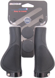 Ergo City Plus – 132 mm Gummi-Fahrradgriffe (schwarz) - afbeelding 1