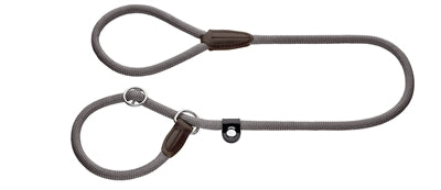 Hunter Retriever Leine mit Stopper freestyle grau