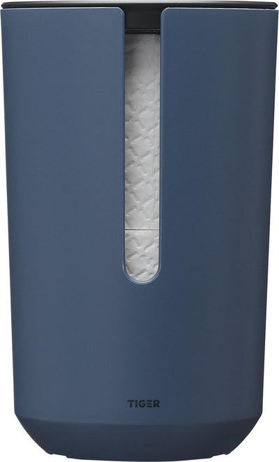 Tiger Tess - Ersatzrollenhalter mit Deckel - freistehend - Blau Schwarz
