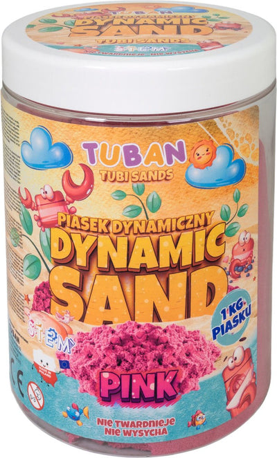 Tuban - dynamischer Sand - Spielsand - rosa 1 kg