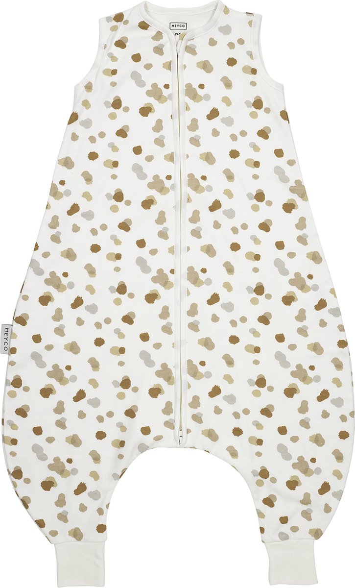 Meyco Babyflecken Baby-Sommerschlafoverall-Pullover – Sand – 80 cm – 0,5 Tog