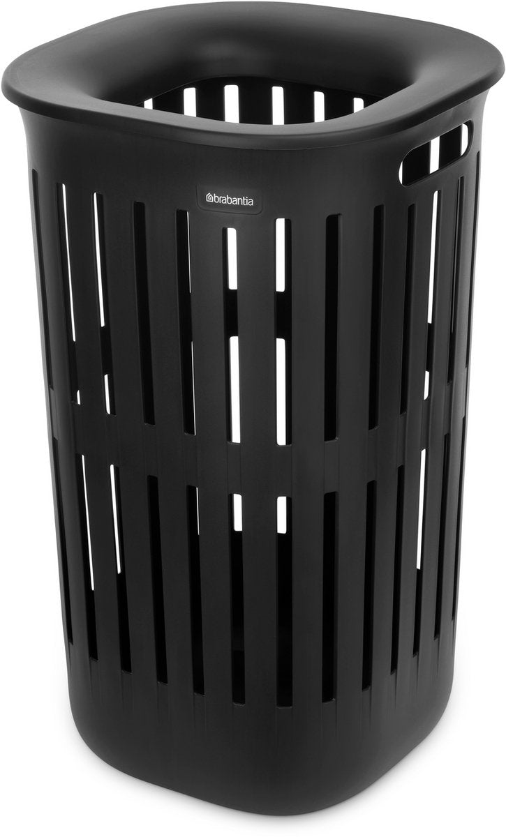 Brabantia Collect-it Wäschekorb – mit Deckel – 55 l – Schwarz