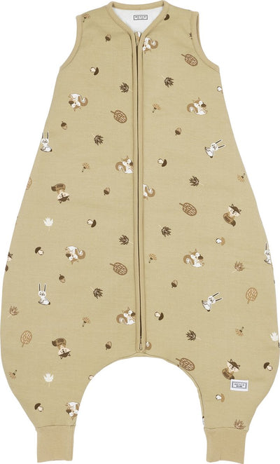 Meyco Baby-Waldtiere, Baby-Winterschlaf-Overall, Pullover – Sand – 80 cm – 2,0 Tog