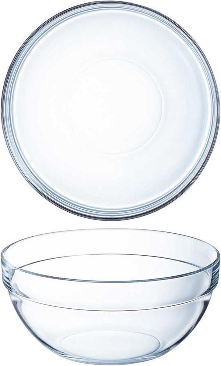 Arcoroc empilable stapelbare Salatschüsseln 29 cm (6 Stück) – fb921 – Restaurant – Hotel – professionell