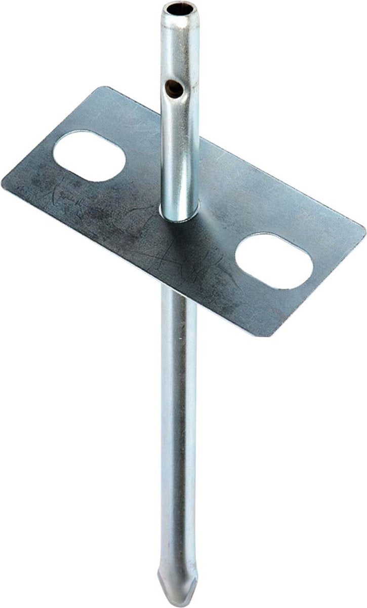 Bo-Camp - Windschutzhering - mit Platte - 30 cm - 4 Stück