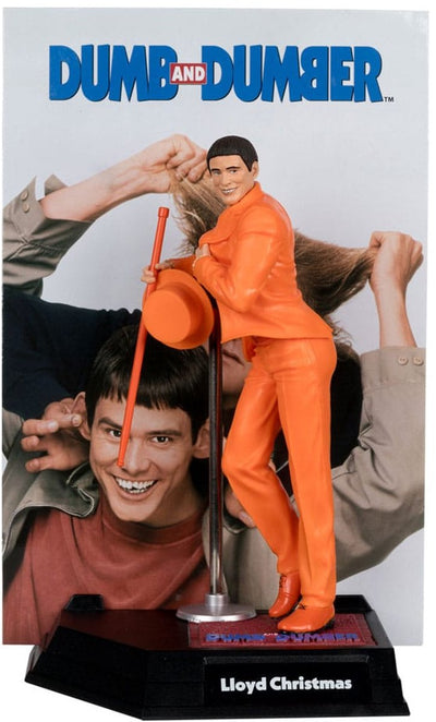 Mcfarlane Toys Dumb and Dumber Movie Maniacs PVC-Statue Lloyd Christmas (goldenes Etikett), 15 cm große Actionfigur